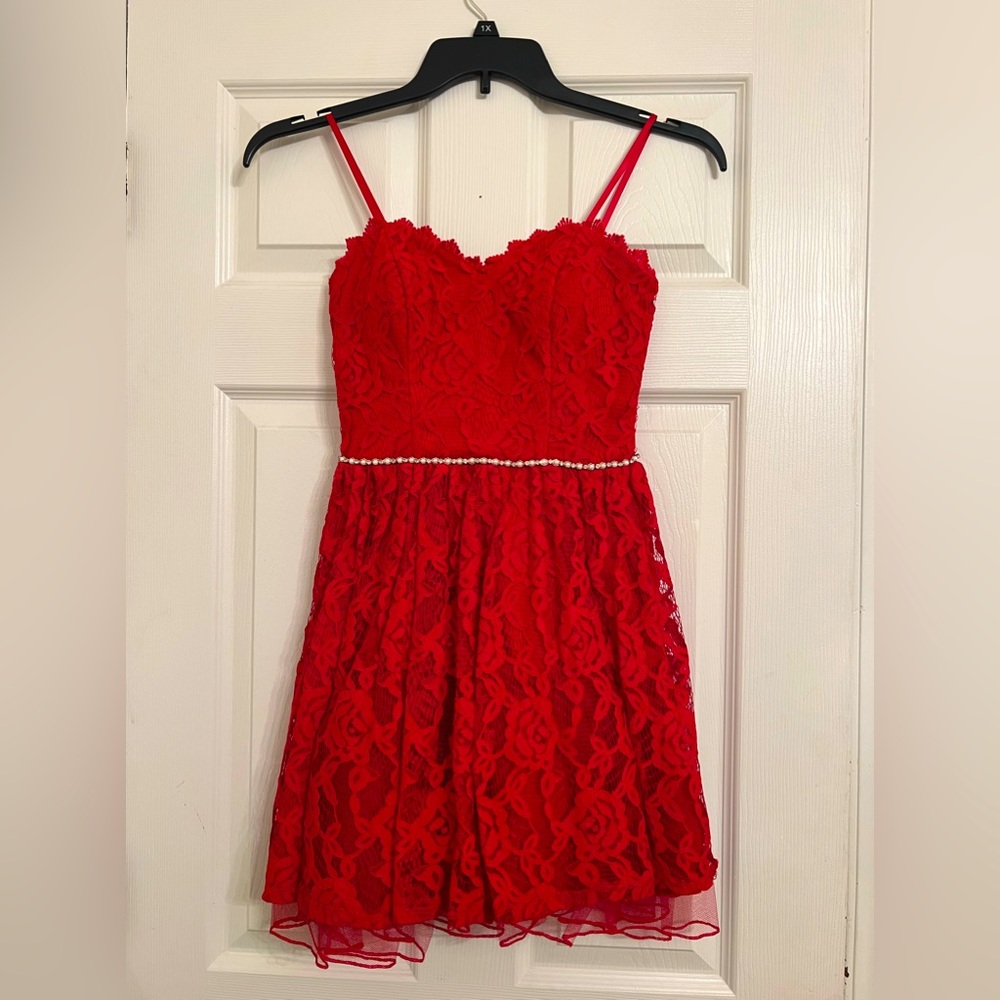 Red dress